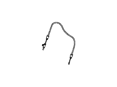 Honda 81366-S9V-A01 Cable, R. Lock