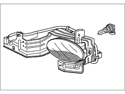 Honda 33900-TA0-A12 Foglight Assembly, Right Front (No Cord)