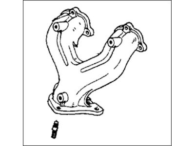 Honda 18100-PE7-662 Manifold Assembly, Exhuast