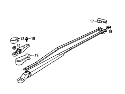 Honda 38430-SB2-023 Arm, Rear Wiper