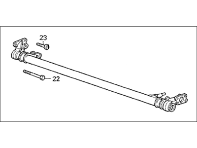 Honda 42100-SB2-661 Beam Assembly, Rear Axle