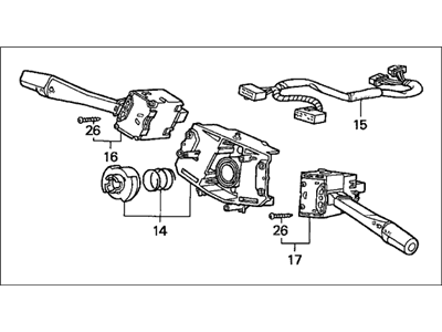 Honda 35250-SV4-A51 Switch Assembly, Combination