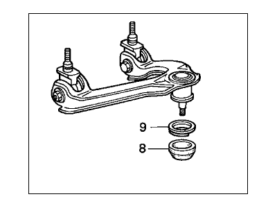 Honda 51460-SV4-A00 Arm Assembly, Left Front (Upper)