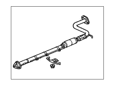 Honda 18220-SV1-A31 Pipe B, Exhuast