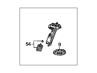 Honda 17040-SV1-L00 Pump Set, Fuel