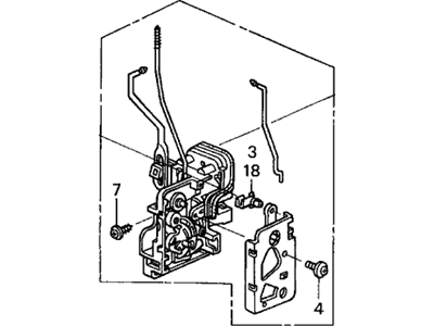 Honda 72152-SCV-A01 Lock Assembly, Left Front Door