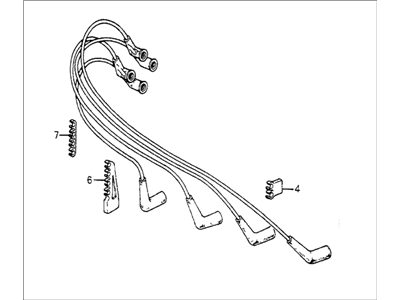 Honda 32722-PD2-305 Wire, High/T