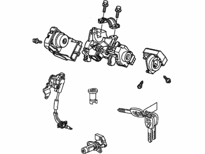 Honda 06350-SVA-305 CYLINDER SET, KEY