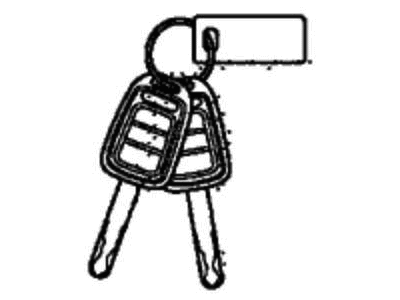 Honda 06350-TBA-A51 Set Key Cylinder