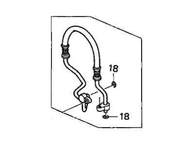 Honda 80315-SV7-A11 Hose, Discharge