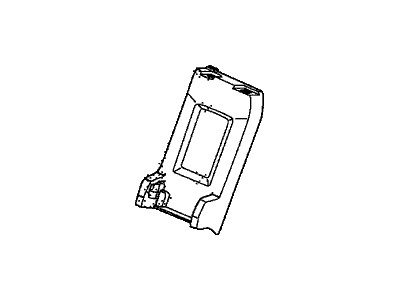 Honda 82988-SWA-A01ZA Garnish, RR. Seat Center Through *NH598L* (ATLAS GRAY)