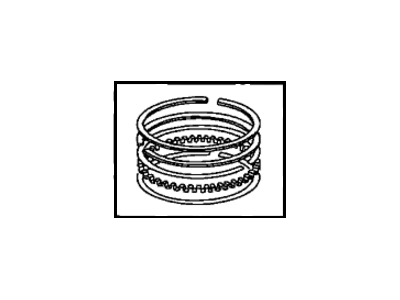 Honda 13011-PRA-E02 Ring Set, Piston (Std) (Riken)