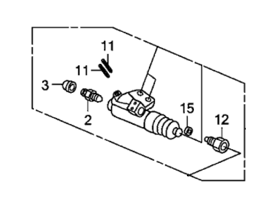 Honda 46930-S6M-003 Cylinder Assembly, Clutch Slave