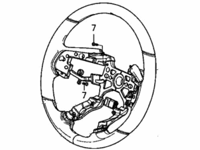 Honda 78501-TG7-A61ZA Grip (Deep Black)