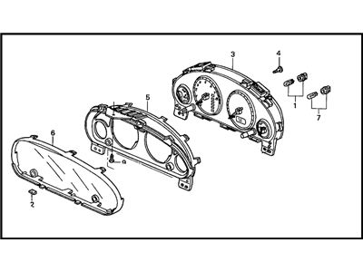 Honda 78100-S9A-A51 Meter Assembly, Combination