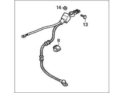 Honda 32410-SR2-A02 Cable Assembly, Starter