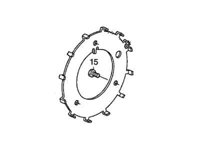 Honda 13622-R60-U00 Plate, Crank Pulser