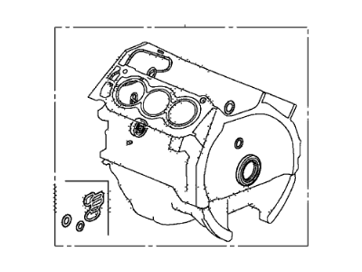 Acura 06111-R72-A00 Gasket Kit, Cylinder Block