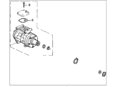 Honda 38810-P1E-003 Compressor (Denso)