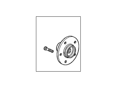 Honda 44600-SX0-000 Hub Assembly, Front