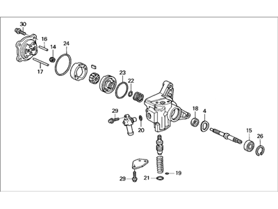 Honda 56110-P1E-003 Pump Sub-Assembly, Power Steering