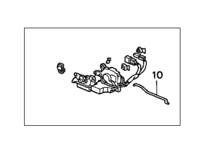 Honda 74800-SM5-A01 Lock Assembly, Tailgate