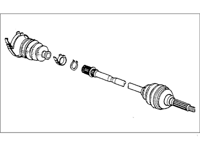 Honda 44010-688-305 Driveshaft Set, Passenger Side Outboard