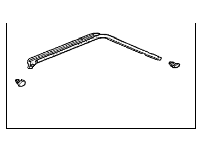 Honda 72325-SH2-013 Sub-Seal, R. FR. Door (Tokai)