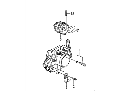 Honda 16400-PM8-A03 Body Assembly, Throttle