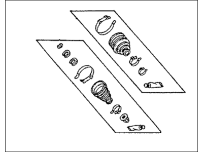 Honda 44018-SH3-A90 Cv Boot Set, Outboard