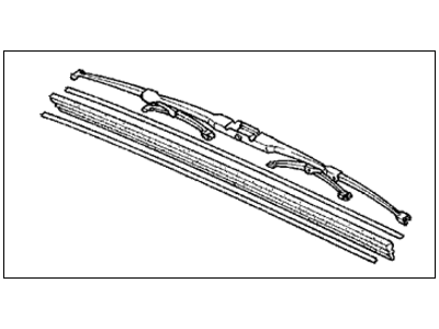 Acura 76630-SK7-A02 Windshield Wiper Blade (475MM) (Passenger Side)