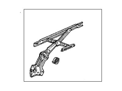 Honda 72251-SS0-J01 Regulator, Left Front Door Power