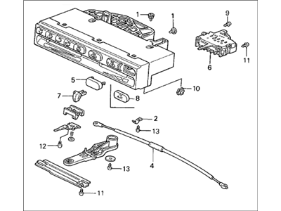 Honda 79500-SS0-A92 Control Assy., Heater