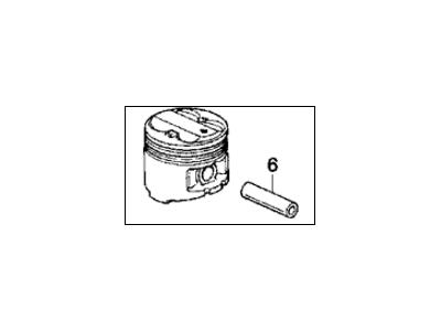 Honda 13010-P12-000 Piston Set A (Std)