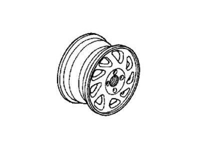 Honda 42710-SS0-A81 Disk, Driver Side Aluminum Wheel (15X6 1/2Jj) (Asahi)