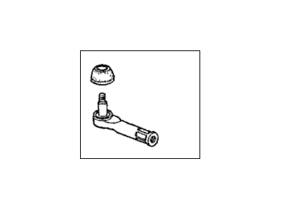 Honda 53550-SS0-R01 End, Tie Rod