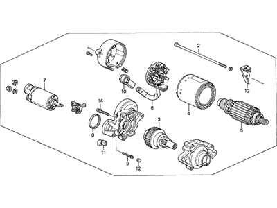 Honda 31200-P13-005 Starter Motor Assembly (Sm-422-16) (Mitsuba)