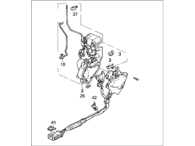 Honda 72110-SS0-A02 Lock Assembly, Passenger Side Door