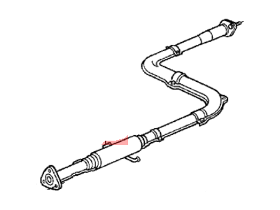 Honda 18220-SS0-A20 Pipe B, Exhuast