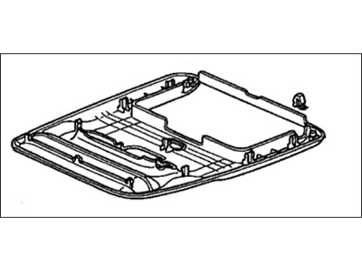 Honda 39520-SHJ-A42ZB Garnish Assy., RR. Entertainment System *NH220L* (CLEAR GRAY)