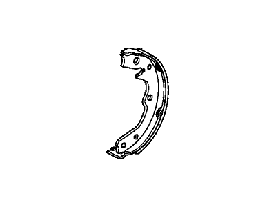 Honda 43154-SHJ-A01 Shoe, Parking Brake