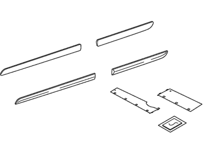 Honda 08P05-TR0-170 Body Side Molding (Polished Metal Metallic-exterior) (POLISHED METAL METALLIC)