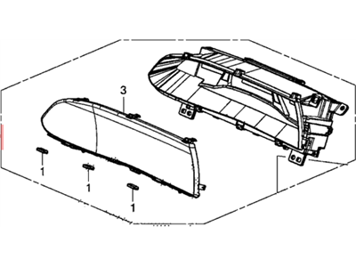 Honda 78100-TR5-A03 Meter Assembly, Combination