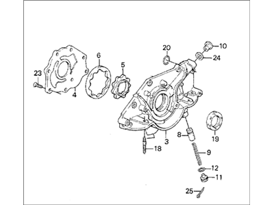 Honda 15100-PK1-660 Pump Assembly, Oil