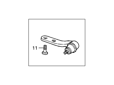 Honda 52401-SF1-003 Joint, Left Rear Ball (Upper)