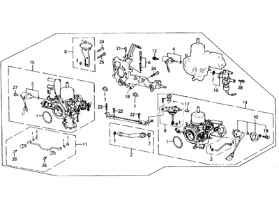 Honda 16100-PK1-691 Carburetor Assembly (Vf17A A)