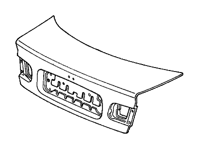 Honda 68500-SR8-A01ZZ Lid, Trunk