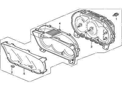 Honda 78100-S5T-A02 Meter Assembly, Combination