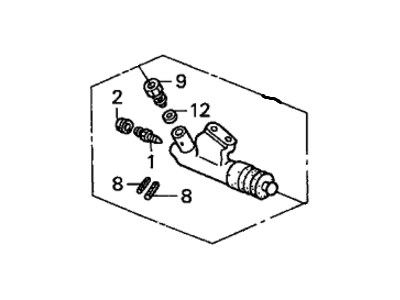 Honda 46930-S7C-E02 Cylinder Assembly, Clutch Slave