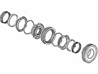 Honda 23432-5GT-305 Gear Set, C-2Nd